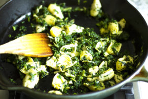 artichoke and spinach