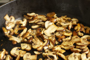 Mushroom & Fennel Pizza with a Spicy Pistachio Agave Balsamic Glaze