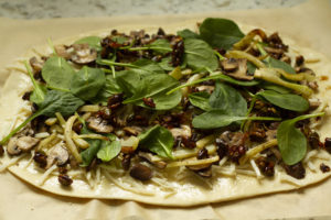 Mushroom & Fennel Pizza with a Spicy Pistachio Agave Balsamic Glaze