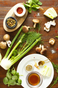 Mushroom & Fennel Pizza with a Spicy Pistachio Agave Balsamic Glaze