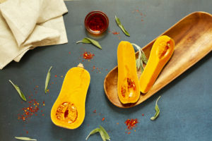 Roasted Butternut Sage and Almond Ricotta Pizza