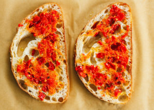 Butternut Squash, Caramelized Shallot, and Rosemary Bread Pizza