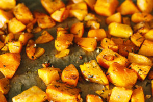 Butternut Squash, Caramelized Shallot, and Rosemary Bread Pizza
