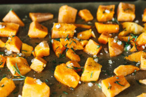 Butternut Squash, Caramelized Shallot, and Rosemary Bread Pizza