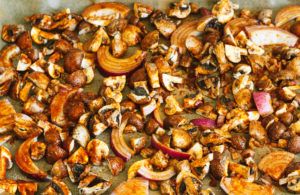 Chipotle Mushroom and Guacamole Pizza