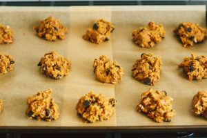 Pumpkin Spice Chocolate Chip Cookies