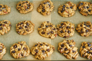 Pumpkin Spice Chocolate Chip Cookies