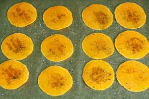 Butternut Stacks with Almond Ricotta and Sage Kale Pesto