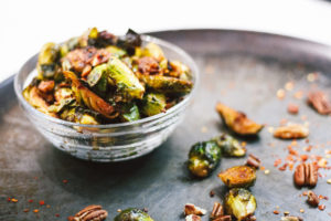 Spicy Roasted Brussels Sprouts