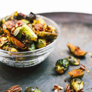 Spicy Roasted Brussels Sprouts