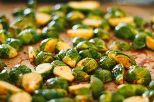 Spicy Roasted Brussels Sprouts