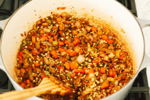 French Inspired Lentil Soup