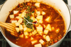 French Inspired Lentil Soup