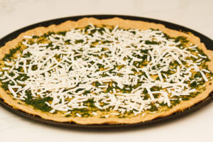 Roasted Pumpkin, Fennel, and Maple Tempeh Sausage Pizza with Pesto