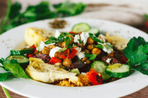 Mediterranean Vegetable Couscous Bowl