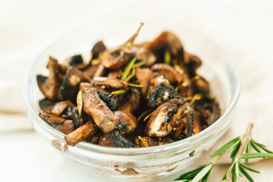 Rosemary Garlic Roasted Mushrooms