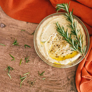 Rosemary Garlic White Bean Spread