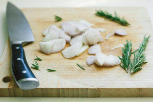 Pistachio, Rosemary, and Shallot Lavash Pizza with Balsamic Reduction