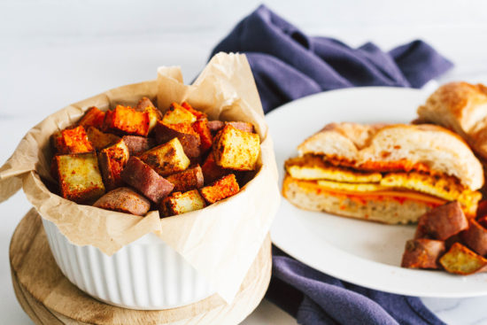 Oil Free Breakfast Sweet Potatoes