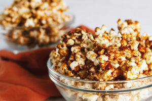 Coconut Almond Vegan Caramel Corn