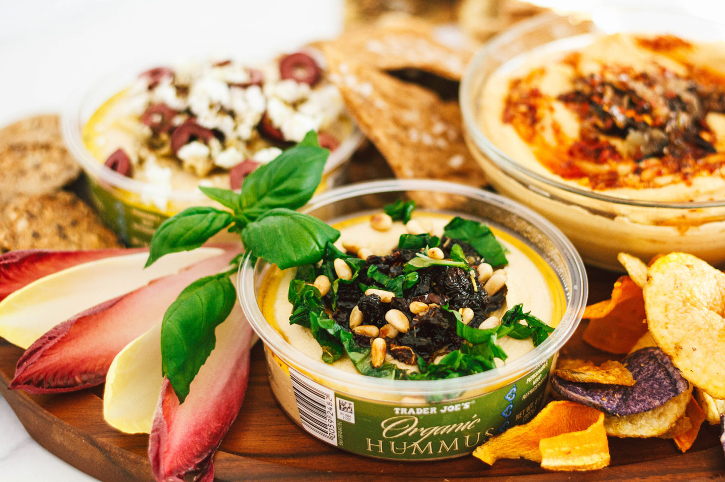 Take storebought hummus to the next level by adding simple ingredients