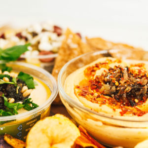 Make plain store-bought hummus taste gourmet