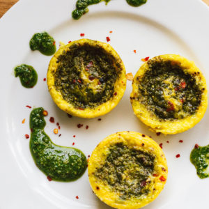 Vegan Pesto Egg