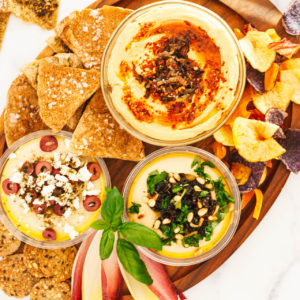 Make plain store-bought hummus taste gourmet