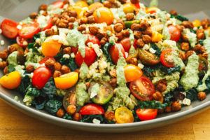 Summer Veggie Pasta Salad with Smokey Chickpeas