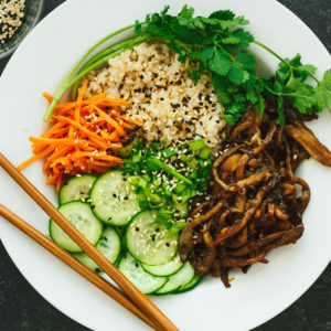 Teriyaki Mushroom Bowls
