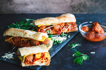 Quick Game Day Vegan Meatball Subs