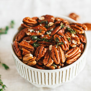 Thyme Roasted Pecans