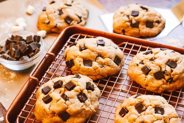 Browned Butter Chocolate Chip S'more Cookies