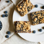 Blueberry, Lemon, Cardamom Shortbread Jam Bars